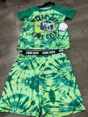 Imagine “Never Say Game Over” 2 Piece Pajama Set Size XS New